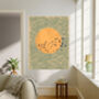Japanese Sunset Flying Bird Art Print, thumbnail 4 of 5