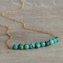 December Birthstone Real Turquoise Necklace, thumbnail 2 of 7