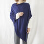 Fair Trade Luxury Soft Fine Knit Merino Cowl Poncho, thumbnail 6 of 12