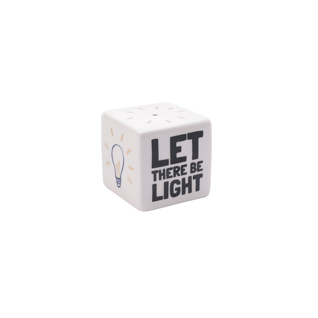 'Let There Be Light' Ceramic Light Pull, 1 of 3