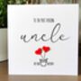 Personalised Birthday Card For Special Uncle, Handmade Card For Him, thumbnail 2 of 3