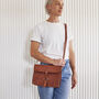 Personalised Full Grain Leather Bag With Lifetime Guarantee, thumbnail 1 of 3