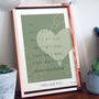 'Always And Forever' Romantic Poster Print, thumbnail 2 of 2