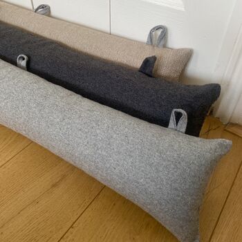 Personalised Draught Excluder With Filling With Hooks, 12 of 12