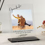 Personalised Grandad Acrylic Photo Plaque – Custom Photo Gift From Grandchildren, thumbnail 1 of 2