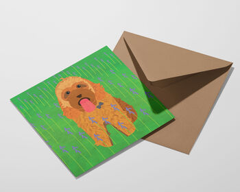 Cockapoo Dog Greetings Card, 2 of 6