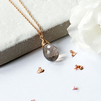 Rose Gold Labradorite Gemstone Necklaces, 9 of 12