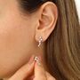 Star Cluster Stud Earrings Sterling Silver, thumbnail 2 of 8
