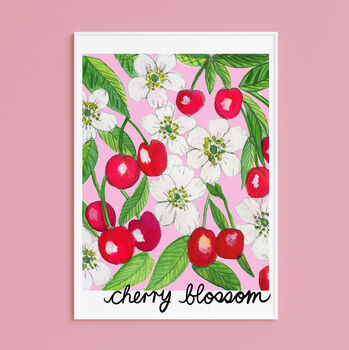 Cherry Blossom Kitchen Print, 4 of 11