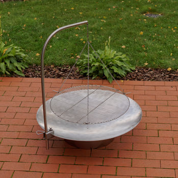 Hestia Stainless Steel Fire Pit, 5 of 5