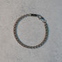 Wheat 5mm Men's Bracelet | Silver Stainless Steel / Rhodium Coating, thumbnail 4 of 7