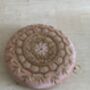 Light Pink Circular Handcrafted Clutch Bag, thumbnail 3 of 7