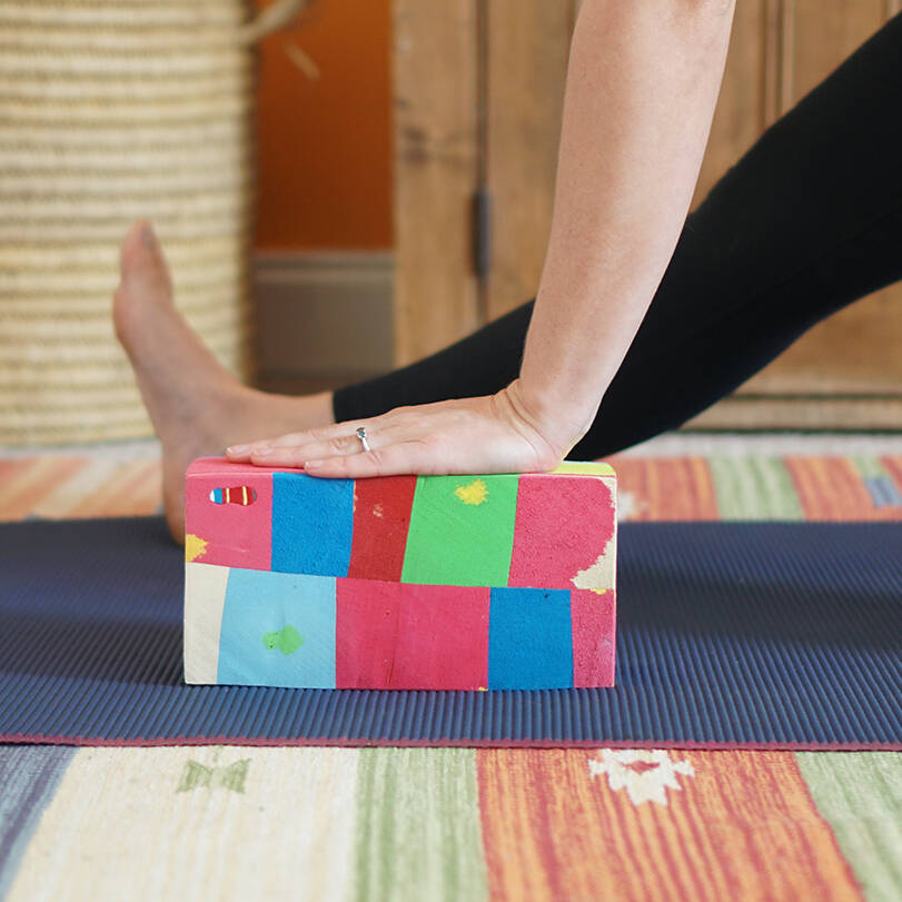 Upcycled Flip Flop Yoga Block, 1 of 11