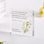 New Home Blessings Acrylic Plaque Gift, thumbnail 1 of 3