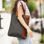 Personalised Canvas And Leather Tote, thumbnail 3 of 7