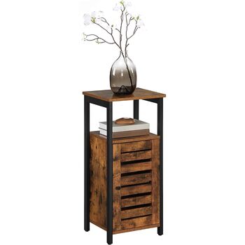 Industrial Side Cabinet Bedside Table Nightstand, 6 of 7