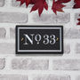 Vintage Slate House Sign Choice Of Font, thumbnail 2 of 7