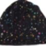 Chemo Beanie Hat Metallic Splash Design Lined, thumbnail 4 of 7