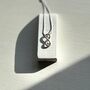 Infinity Pendant On Sterling Silver Snake Chain, thumbnail 1 of 3