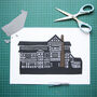 Personalised House Portrait Papercut, thumbnail 6 of 8