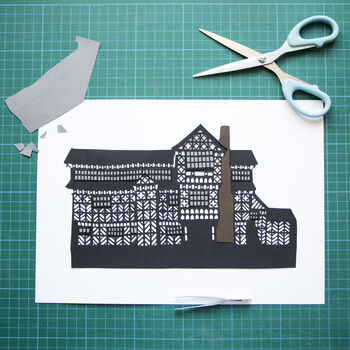 Personalised House Portrait Papercut, 6 of 8