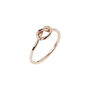 Rose Gold Proposal Love Knot Ring, thumbnail 1 of 3