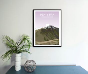 Pen Y Fan Brecon Beacons Landscape Art Print, 3 of 3