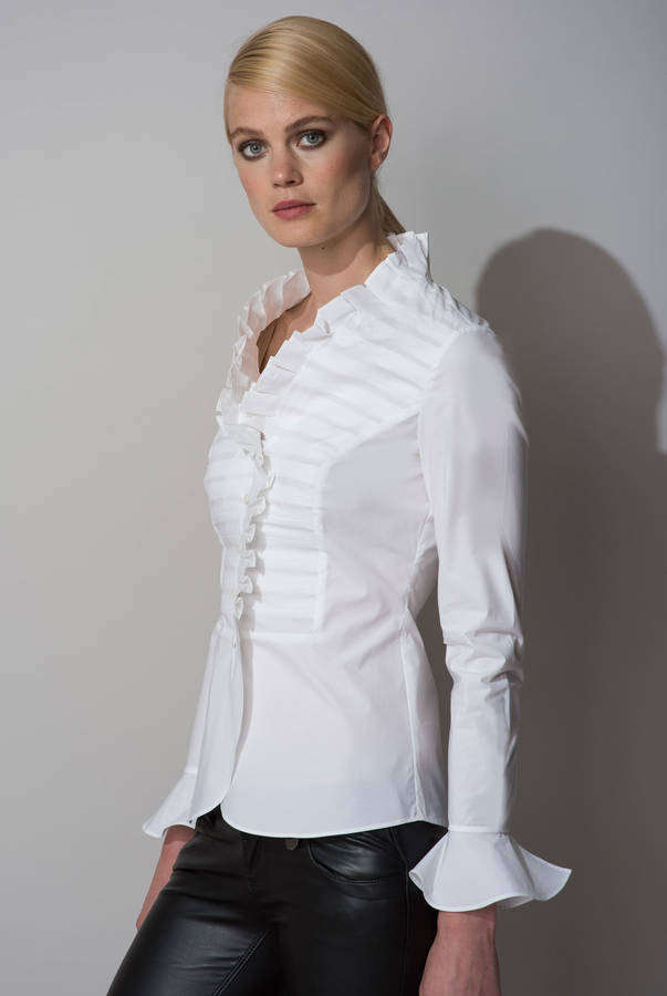 Suzanna Shirt White By The Shirt Company