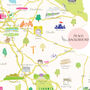 Map Of Staffordshire Art Print, thumbnail 3 of 5