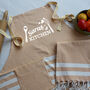 Personalised Cotton Apron And Tea Towel, Christmas Gift For Her, thumbnail 6 of 12