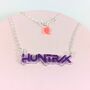 Huntr/X Kpop Demon Hunters Necklace Acrylic, Kpop Anime, thumbnail 9 of 11