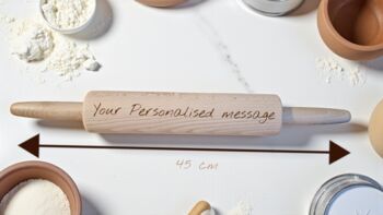 Personalised Baking Gift – Rolling Pin Or Spatula, 2 of 9