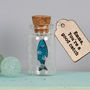All The Fish In The Sea Keepsake Message Bottle, thumbnail 2 of 3