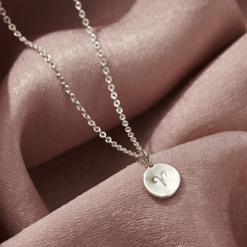 Small Zodiac Disc Necklace, 4 of 10