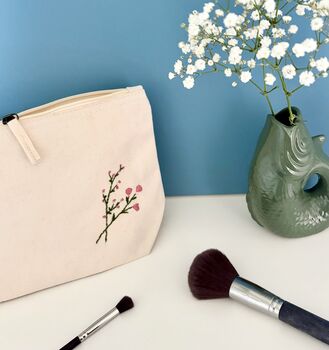 Embroidered Accessories Bag Kit, 4 of 5