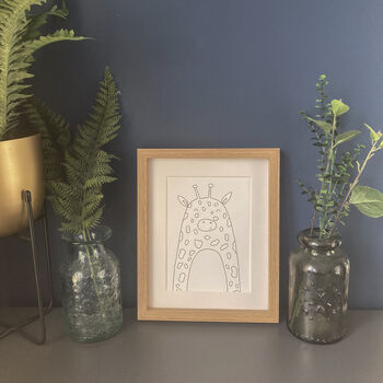 Giraffe Nursery Print, 2 of 4