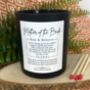 Personalised Mother Of The Bride Wedding Candle, thumbnail 4 of 11