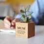 Personalised Micro Plant Pot For Mum, thumbnail 2 of 10