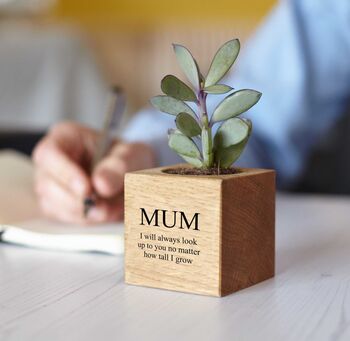Personalised Micro Plant Pot For Mum, 2 of 10