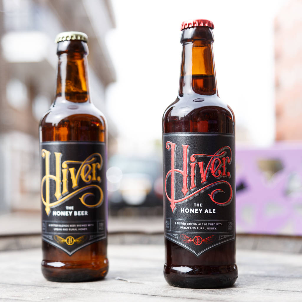 Gift Set Of Craft Beers And Glass By Hiver Beers