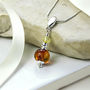 Sterling Silver Amber Font Necklace, thumbnail 1 of 4