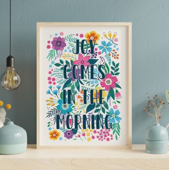 Joy Comes In The Morning Print, 4 of 5
