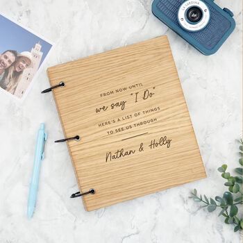 Personalised Scrapbook Engagement Wedding Planner Gift, 3 of 12