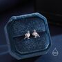 Tiny Pigeon Bird Stud Earrings, thumbnail 2 of 11