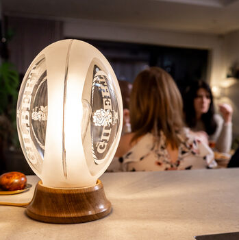 Crystal Rugby Ball Light, 12 of 12