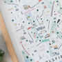 Earlsfield London Illustrated Map, thumbnail 3 of 4