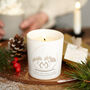 Christmas Gift For Family Snow Globe Penguin Candle, thumbnail 1 of 11