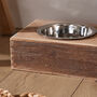Personalised Wooden Dog Bowls Feeding Station, thumbnail 8 of 8