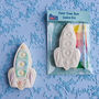 Space Explorer: Paint Your Own Rocket Cookie, thumbnail 4 of 6