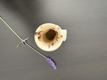 Handmade Ceramic Vase Artisan Glaze And Sculptural Detail, 5 of 5